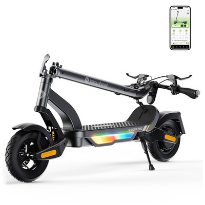 isinwheel S-Nova Pro Foldable Electric Scooter(800W Motor,25MPH,25Miles Range)