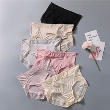 100 Mulberry Silk Underwear For Women Briefs Thin Silk Lady Panties Super Silky