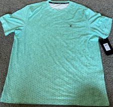 Spyder Rash Guard Shirt Mens Large Turquoise Quick Dry UPF 30 Surf Sun New