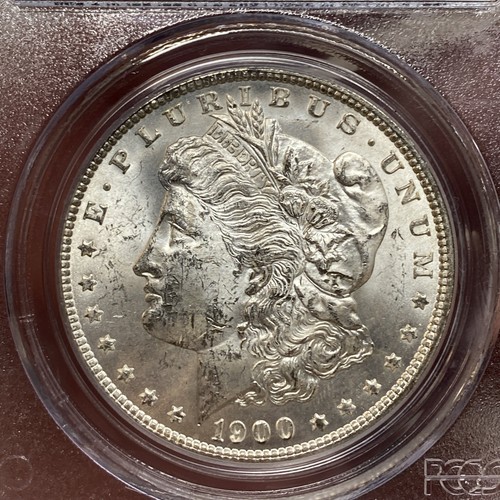 1900 P Morgan Silber Dollar - PCGS MS63 - Bild 4 von 4