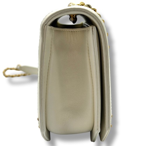 Authentic estate Chanel Octagon CC clasp flap shoulder chain bag - Picture 4 of 11