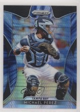2019 Panini Prizm Tier III Blue Hyper Prizm Michael Perez #260 1u6