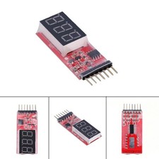2-6S LiPo Battery Red LED Display DC Voltage Volt Tester for RC Helicopter NEW