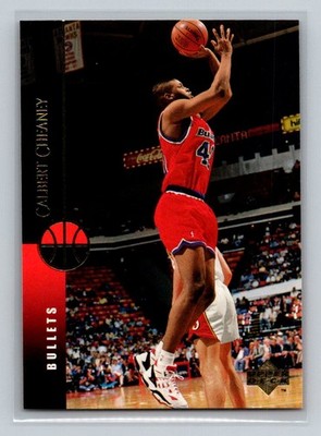 1994-95 Upper Deck #40 Calbert Cheaney Washington Bullets Basketball Card