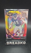 2024 Panini Select - Club Level Dan Hampton #242 Red & Yellow Shock Prizm