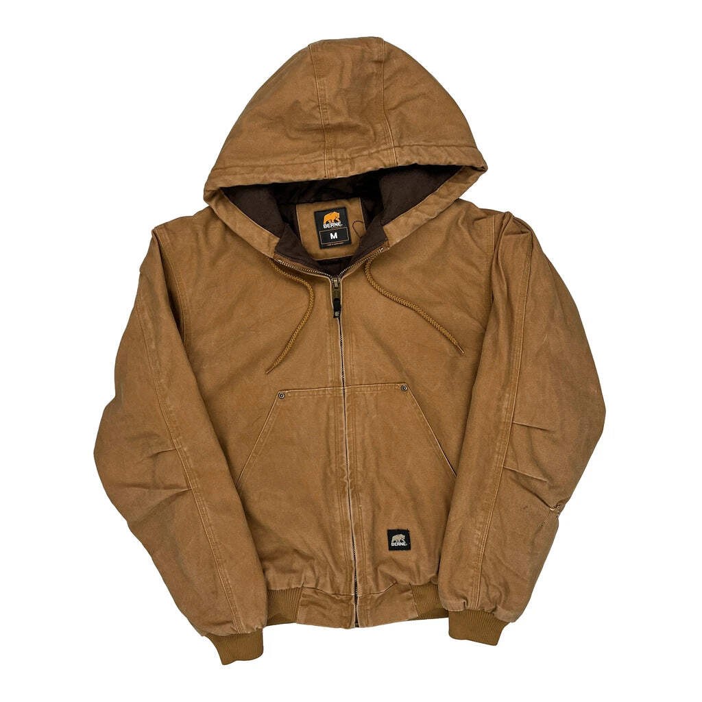 Berne Workwear Jacket - Medium Brown Cotton Blend