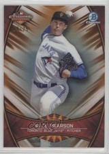 2019 Bowman Chrome 2018 AFL Fall Stars Orange Refractor 19/25 Nate Pearson 4l3