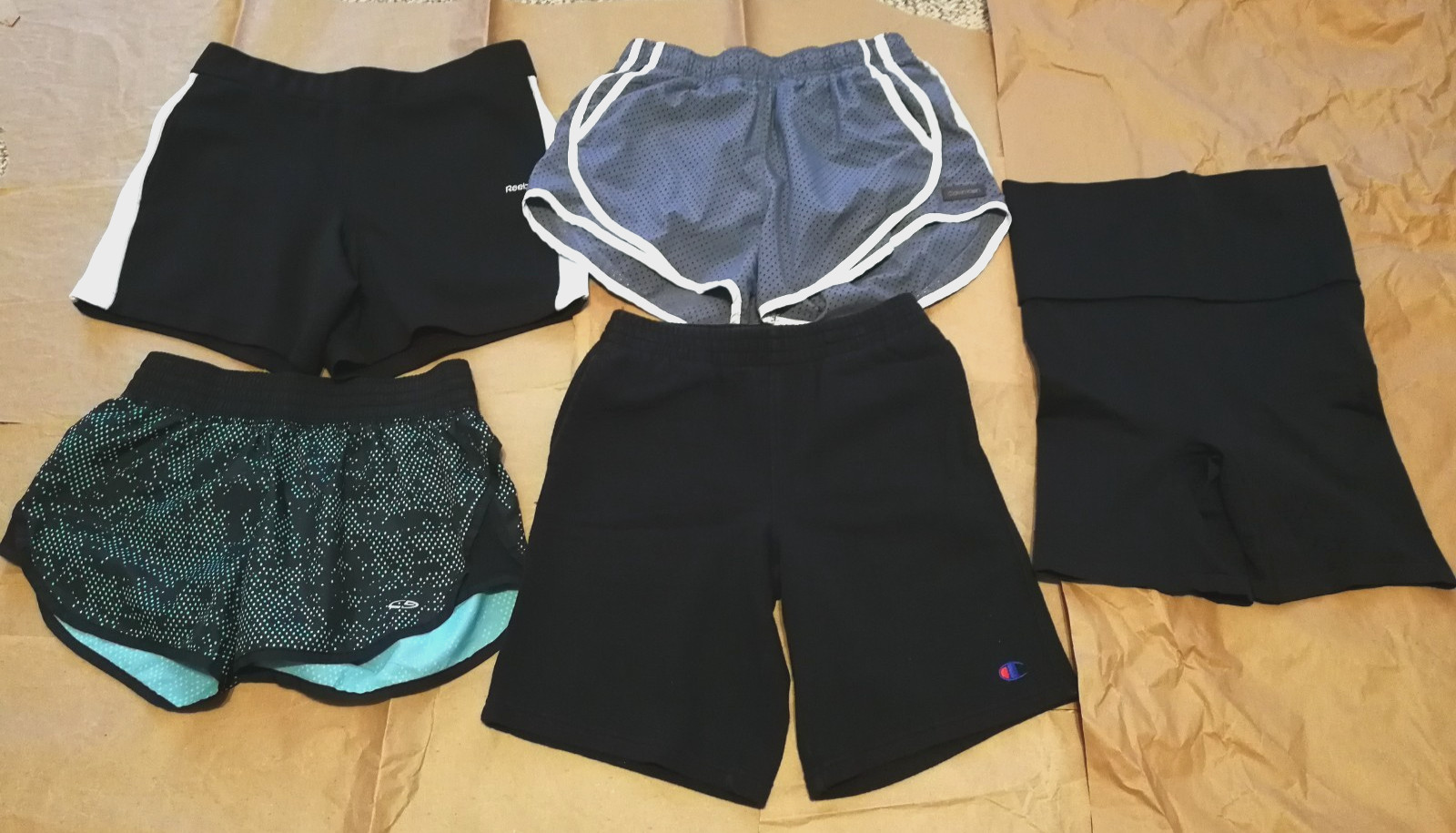 Reebok Calvin Klein Champion Danksin Womens Shorts Lot S-XS Athletic Stretch