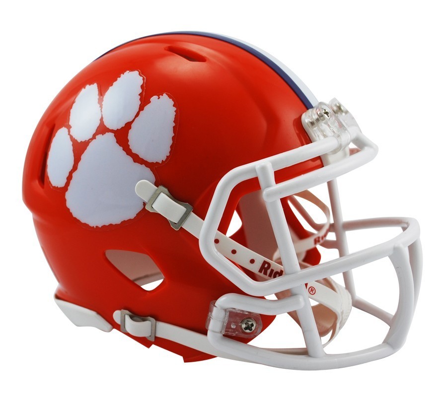 *SALE* CLEMSON TIGERS SPEED MINI NCAA RIDDELL FOOTBALL HELMET!