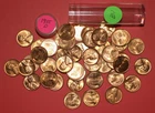 1955 D Lincoln Wheat Cent roll - BU