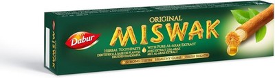 Dabur Miswak Herbal Toothpaste (Kräuterzahncreme mit reinem Miswakextrakt) 150g