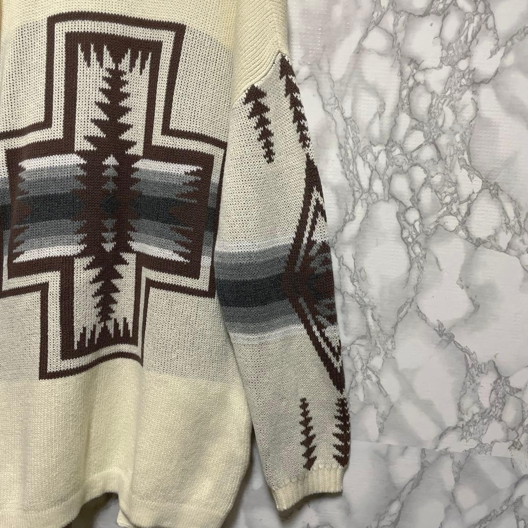PENDLETON x BAYFLOW Native Pattern Knit Cardigan … - image 6