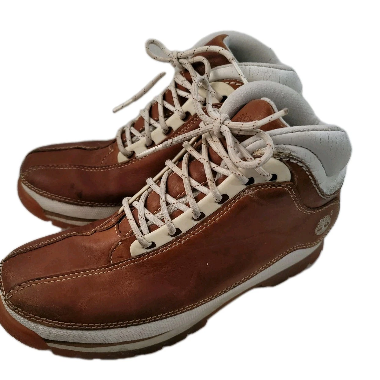 Timberland Hiking Boots Mens Size 5.5 Brown Leather Shoes Lace Up Brown Vintage
Opens in a new windo