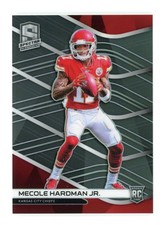 2019 Panini Spectra Mecole Hardman Jr Silver Prizm Rookie Card #171 - SP/99. rookie card picture