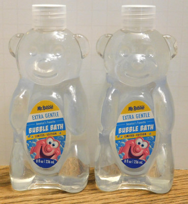 Lot of 2 Mr. Bubble Extra Gentle Bubble Bath Limited Edition 8 oz