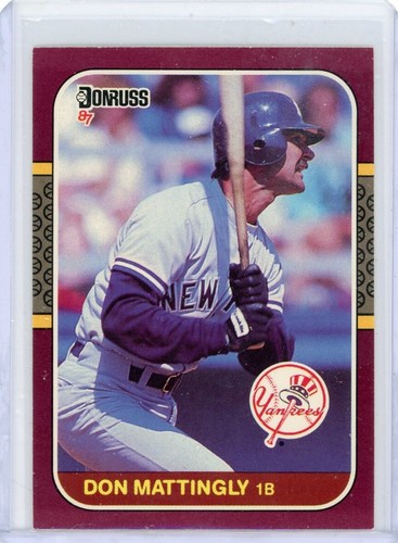 Don Mattingly #241 1987 Donruss Opening Day card