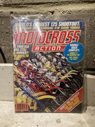 Motocross Action Magazine July 84 Classic Vintage Motocross