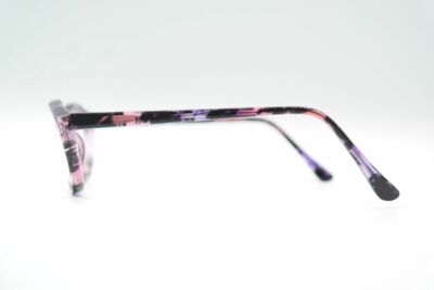 Lunettes Vintage Gormanns 67919 - Monture Ovale Violet/noir, Allemagne - Neuf Sans étiquette