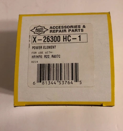 POWER ELEMENT ALCO X-26300 HC-1/053764 REPLACEMENT USE WITH HF/HFK R22,R407C