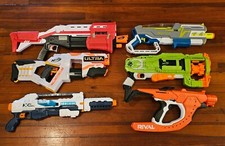 Nerf Gun Lot Large Variety Of 6 