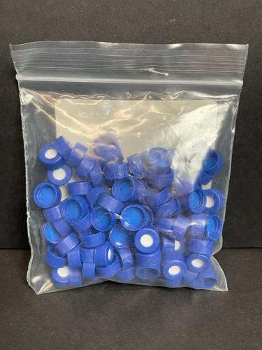 Agilent Screw Cap with PTFE Septa Total of 200 Caps - Picture 2 of 9