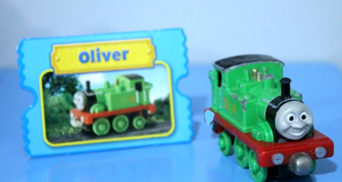 OLIVER - Thomas & Friends Take Along Take N Play Train Engine W/ COLLECTOR CARD - Picture 2 of 7