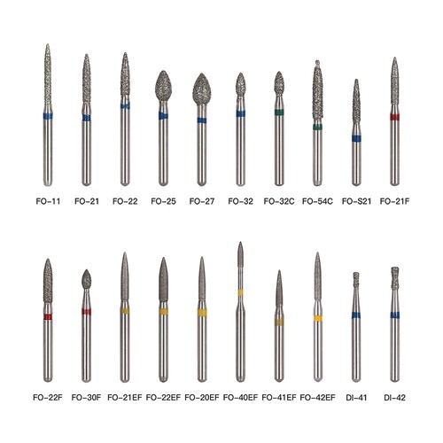 20Pack AZDENT Dental Diamond Burs Friction Grip 1.6mm For High Speed Handpiece - Picture 18 of 24