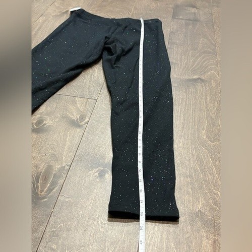Cat & Jack Girls' Black Sparkle Glitter Pants, Size XXL (18) - Picture 6 of 6