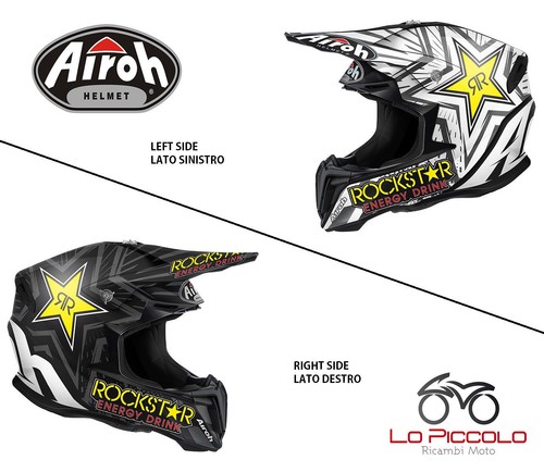TWRK11 HELMET AIROH TWIST ROCKSTAR MATT CROSS ENDURO OFF ROAD SIZE L | eBay