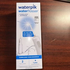 Waterpik Water Flosser WF-02W011 Cordless Express Brand New Sealed White 