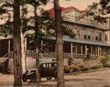 Hotel Monponsett Massachusetts Real Photo RPPC Vintage Postcard 4136