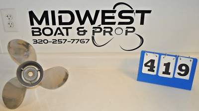 MICHIGAN WHEEL 13 SPLINE STAINLESS PROPELLER 13  x 19  SS0-519-11-C FOR J/E