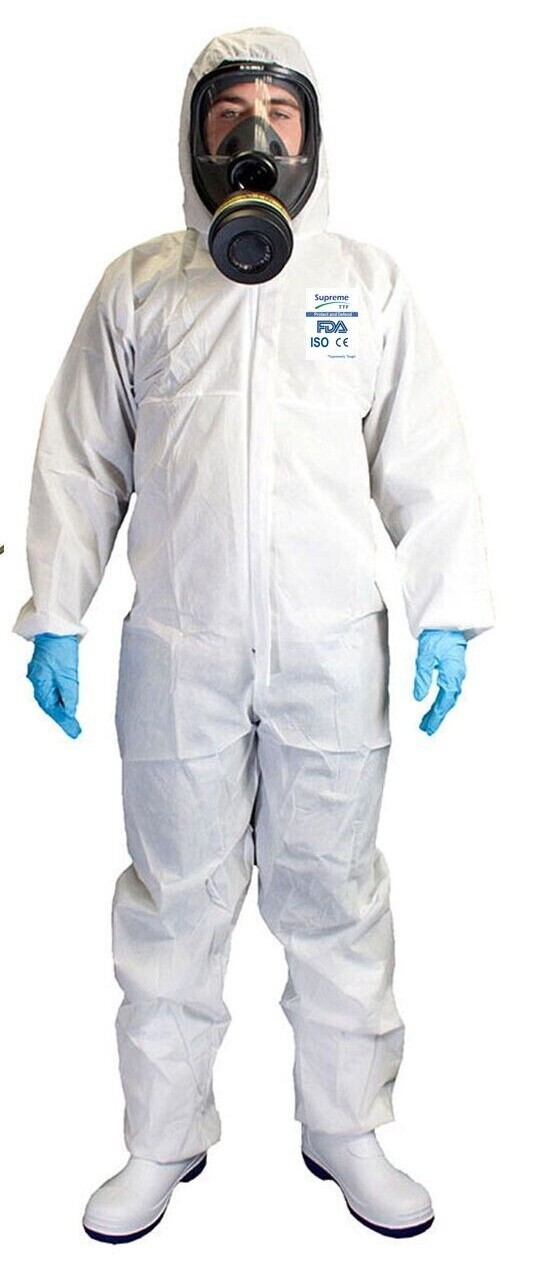 Disposable Overalls Coveralls Breathable Paper Boiler Suit Painter SPRAY 1, 50 eBay