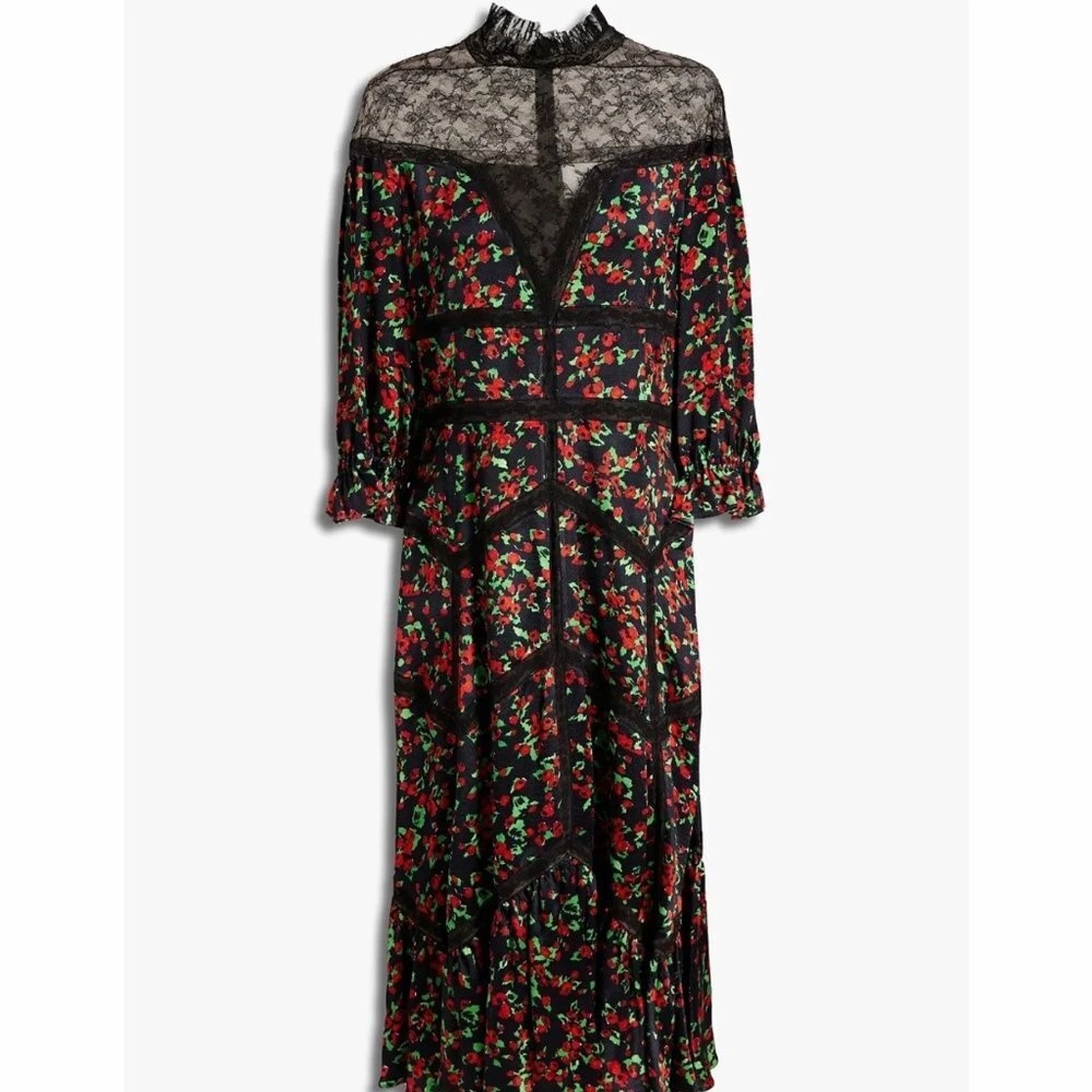 Abito Valentino con rifiniture in pizzo