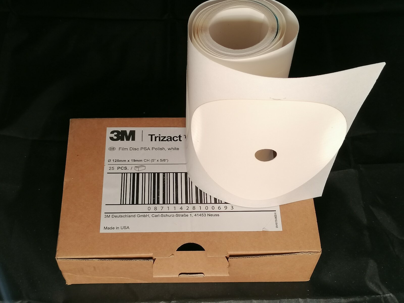 Disque 3M Trizact 568XA à l'oxyde de cérium pour un polissage du verre sans aucune rayure