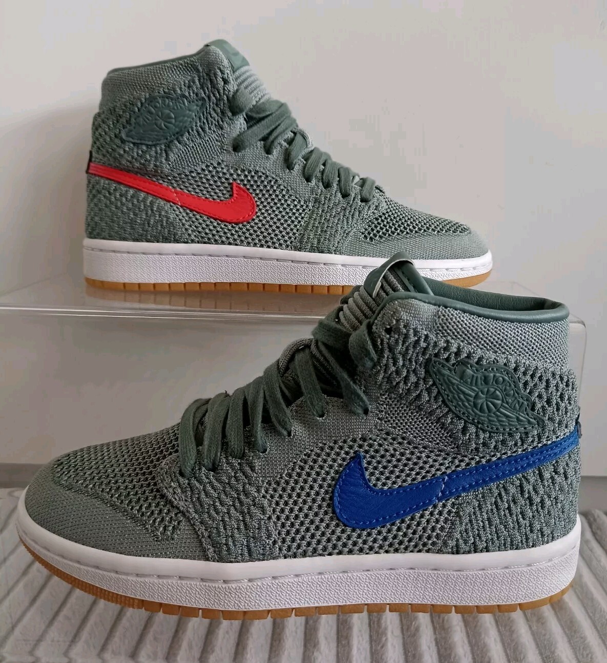 NIKE AIR JORDAN 1 RETRO HIGH FLYKNIT BG SIZE UK 3.5 EUR 36 (919702 333)