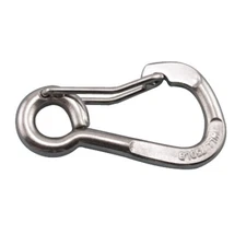 HARNESS CLIP CARABINER WIRE LEVER 5/16" (S0172-0080)
