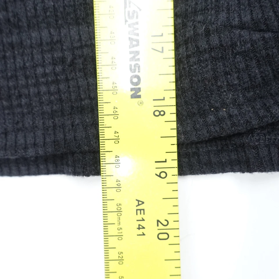 Suéter con Capucha Acanalado Azul Marino Antiguo Niñas XL (14-16) Negro Algodón Elástico Manga Larga Foto 4 de 4