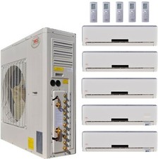 Ymgi Mini Split Air Conditioner Heat Pump 5 Zone 9000 9000 9000 9000 18000 Btu
