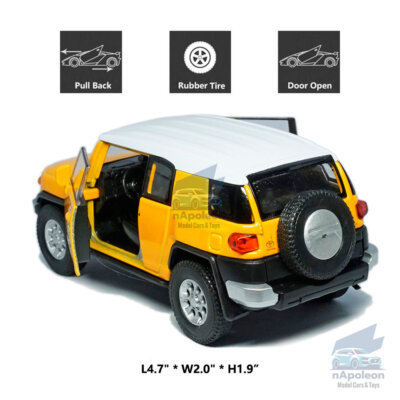 1:39 Toyota FJ Cruiser Model Car Diecast Toy Vehicle Collection