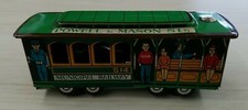 Vintage Japanese Powell Mason 514 Tin Cable San Francisco Trolley Car