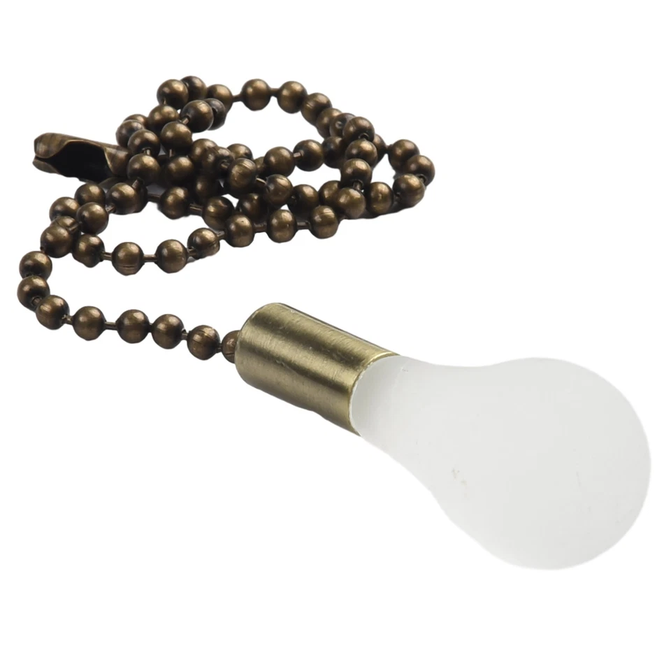 Fan Chain Ceiling Light Chain Pull Chain Switch With Mini Fan Bulb Pendant 2pcs - Image 4 of 4