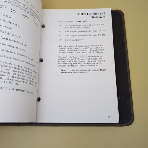 IBM BASIC Reference Guide Manual 6361134 Version 3.0 (Revised edition May, 1984) - Picture 7 of 11