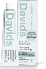Davids Fluoride Free Nano Hydroxyapatite Toothpaste for Remineralizing Enamel