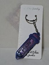 Handmade Teacher Resin Keyring, A * Teacher, Blue And Red