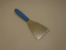 Dexter Russell USA Stiff Stainless Pot Pan Scraper 3" Angle Blade Lt Blue S290RC