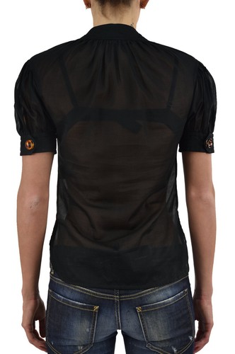 Dsquared2 Camicietta Nera Donna Bottoni Mod. S75DL0183 S35278 090 - Foto 2 di 5