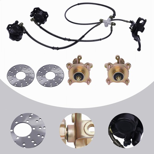 4 Stud Front Steering Wheel Hub Disc Brake Assembly ATV Go kart Quad Dirt Bike - Picture 16 of 34