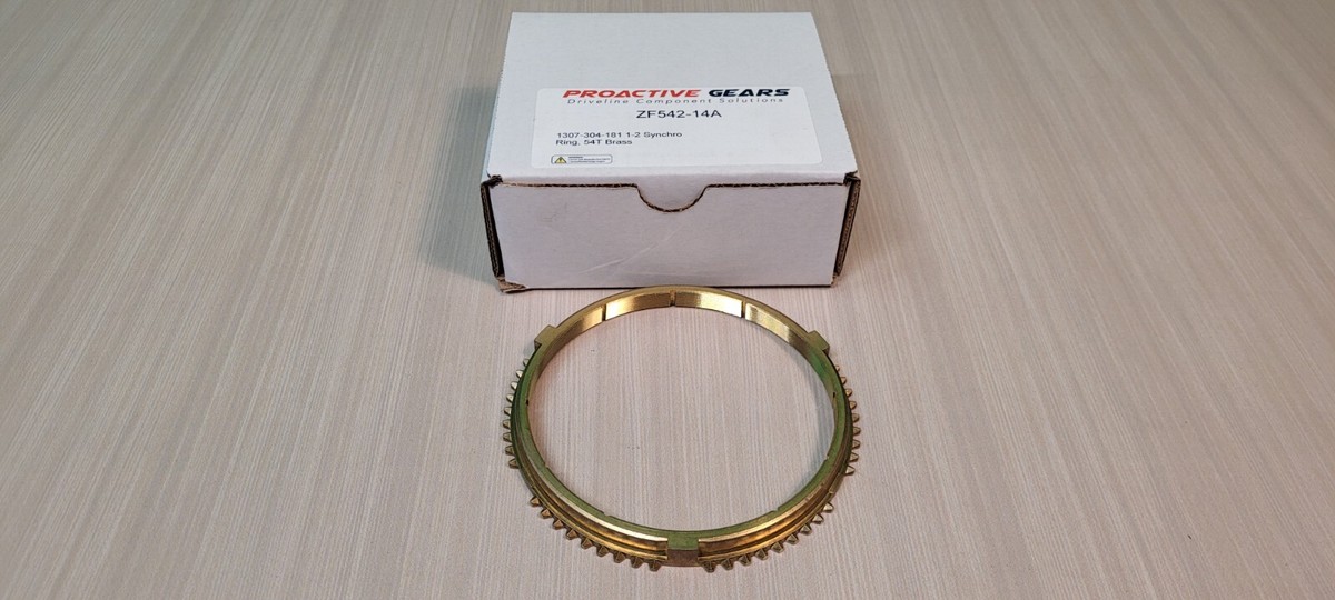 Proactive Gears ZF542/547 1-2 Brass Synchro Ring; Part # ZF542-14A