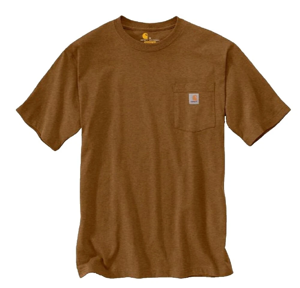 Carhartt Short Sleeve Brown Shirts for Men